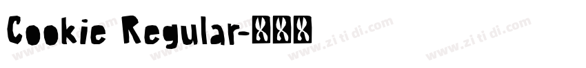 Cookie Regular字体转换 Cookie Regular字体转换